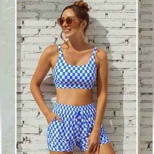 SeaFancy Bikini Top & High-Waisted Boy Shorts